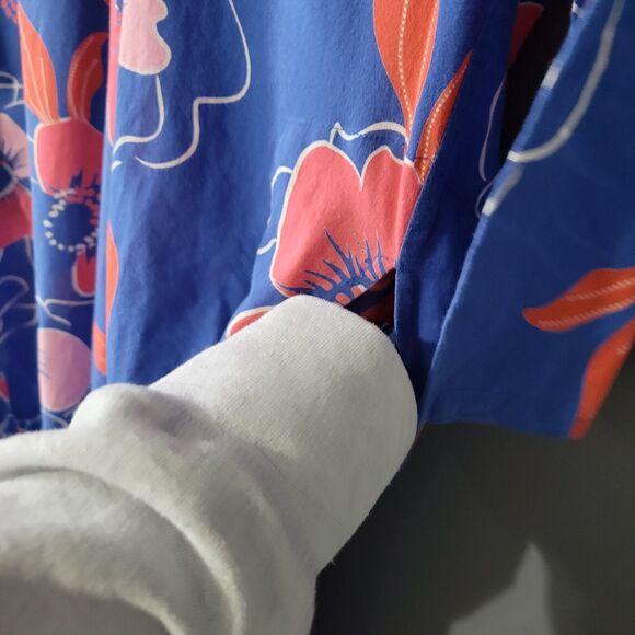 TUCKERNUCK Ro's Garden Maxi Dress Kaftan Size Small Embroidered Boho Tropical - Picture 9 of 15